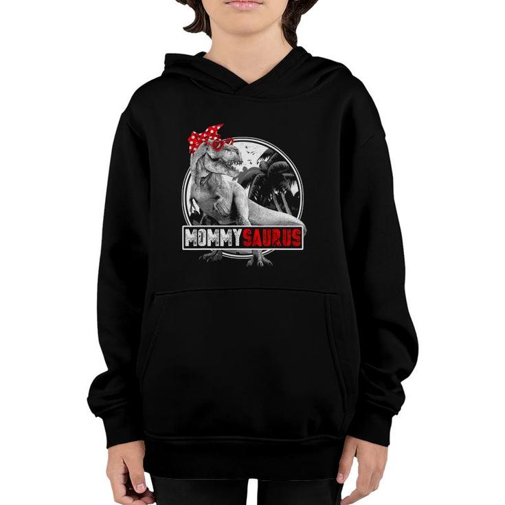 Mommysaurus  Mothers Day Giftrex Mom Dinosaur Youth Hoodie