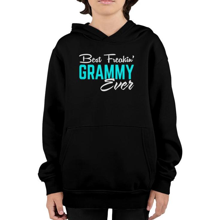Mothers Day Gift For Women Girl Best Freakin' Grammy Ever Youth Hoodie