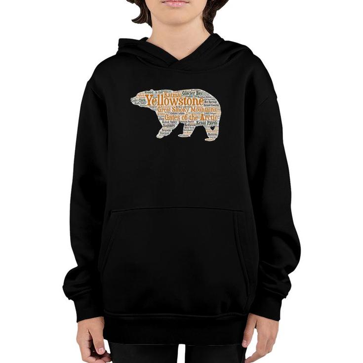 National Parks All 59 National Parks Youth Hoodie