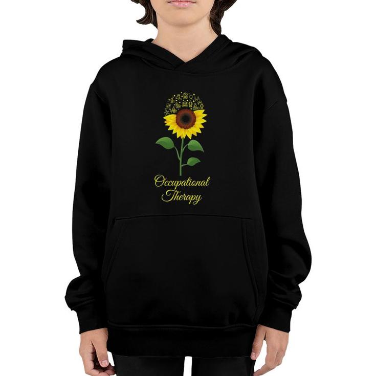 Occupational Therapy Sunflower Ot Therapist Healthcare Gift Youth Hoodie