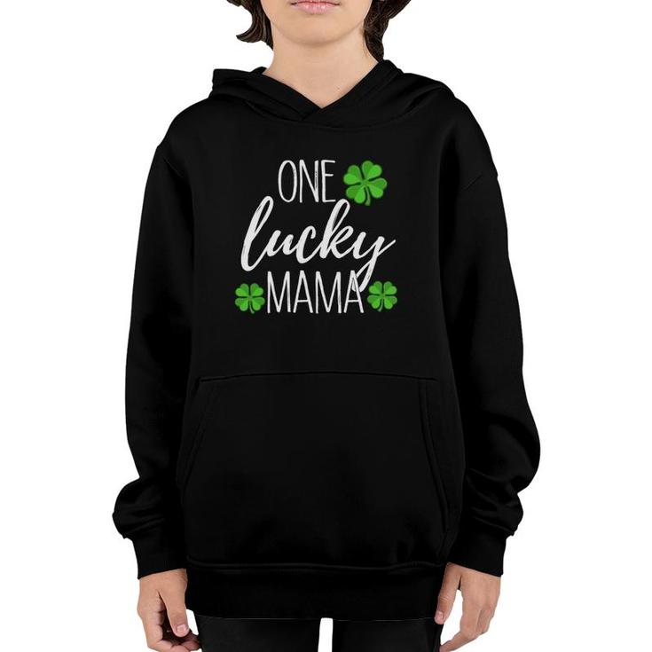 One Lucky Mama Matching St Patricks Day Youth Hoodie