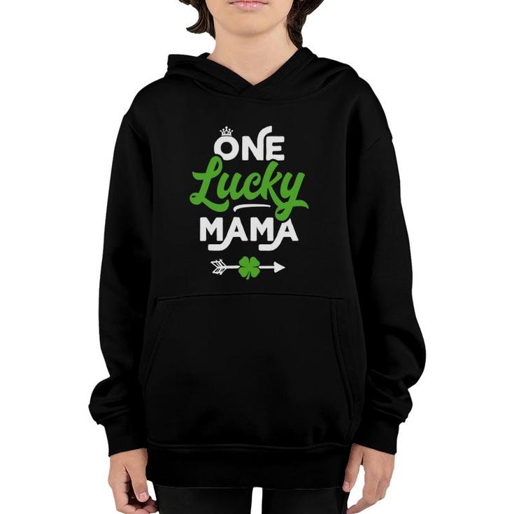One Lucky Mama  Women Cute Pregnancy St Patrick's Day Youth Hoodie
