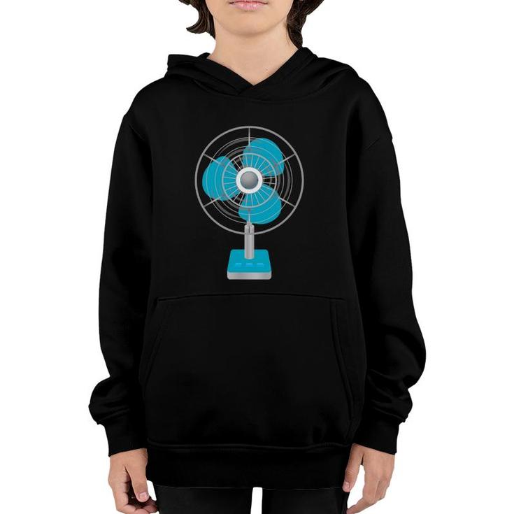Oscillating Fan Hot Weather Youth Hoodie