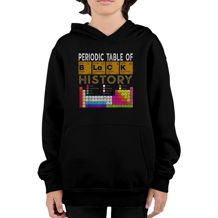 Periodic Table Of Black History African American 2022 Ver2 Youth Hoodie