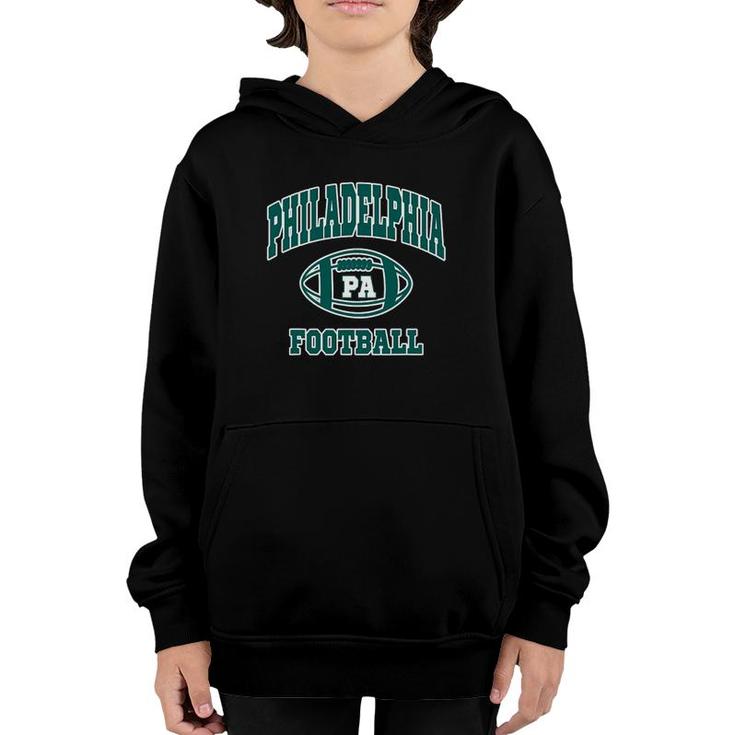 Philadelphia Football Fan Hometown Pride Pa Football Youth Hoodie