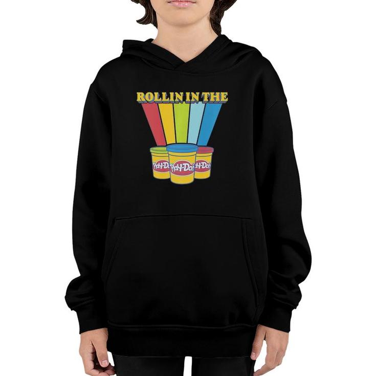 Play-Doh Rollin' In The Play-Doh Rainbow Premium Youth Hoodie