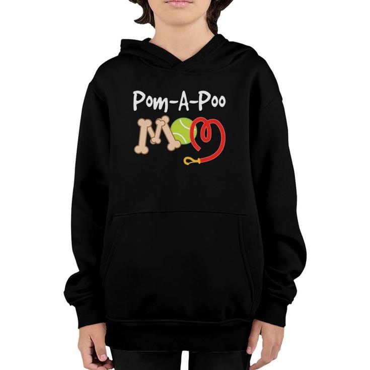 Pom-A-Poo Mom Mothers Day Pet Gift Youth Hoodie