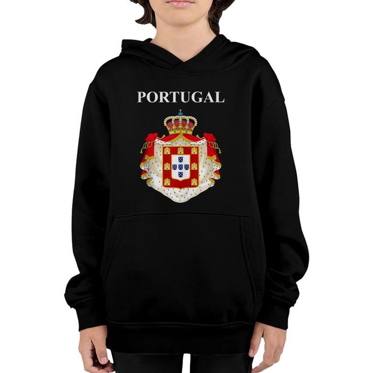 Portugal Historical Coat Of Arms Heraldry  Youth Hoodie
