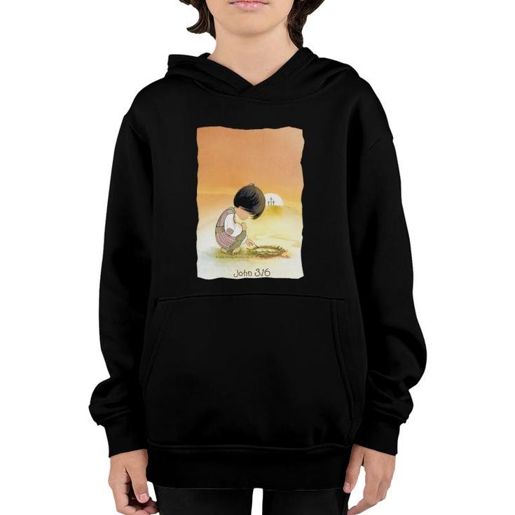 Precious Moments John 316 Share The Gift Of Love Youth Hoodie
