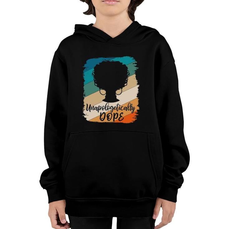 Proud African American Women Gift Black History Month Youth Hoodie