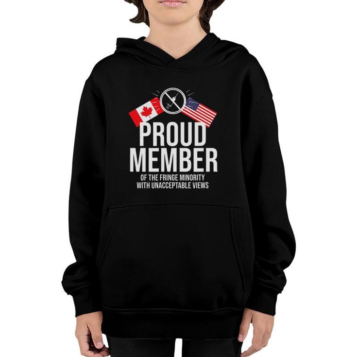 Proud Member Of Fringe Minority America And Canada Together Youth Hoodie