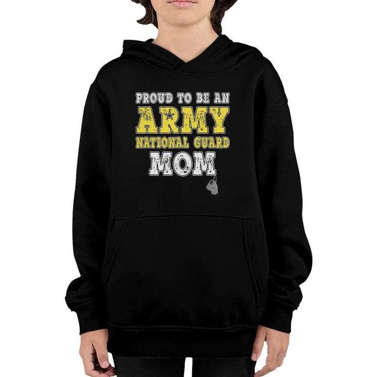 Proud To Be An Army National Guard Mom - Military Mother Youth Hoodie