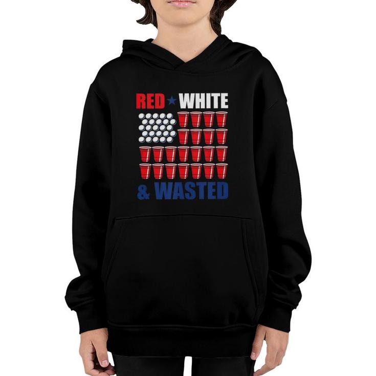 Red White And Wasted  Youth Hoodie