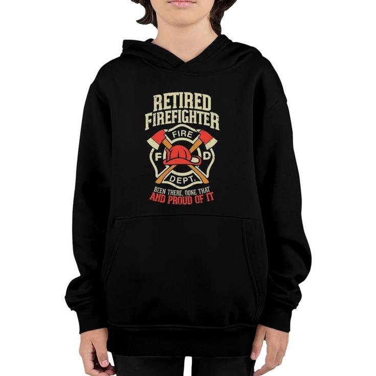 Retired Firefighter Gift For A Proud Firefighter Youth Hoodie