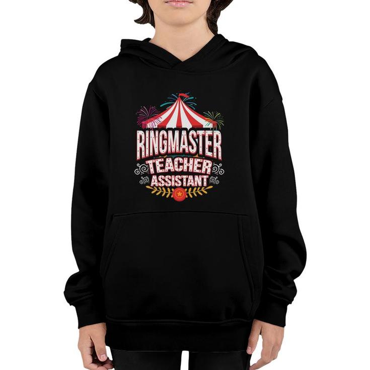 Ringmaster Teacher Assistant Circus Carnival Youth Hoodie