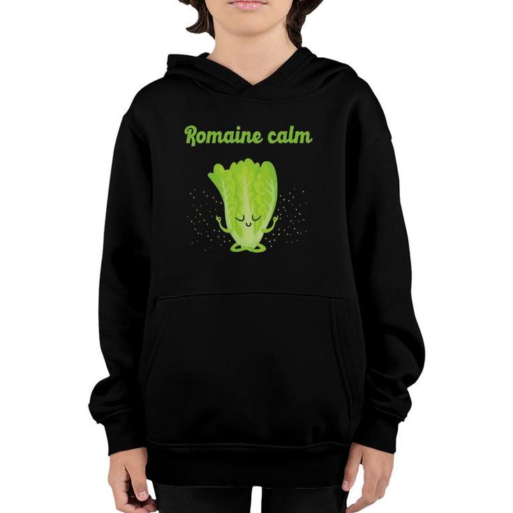 Sarcastic Romaine Calm Zen Yoga Peaceful Gym Class New Gift Youth Hoodie