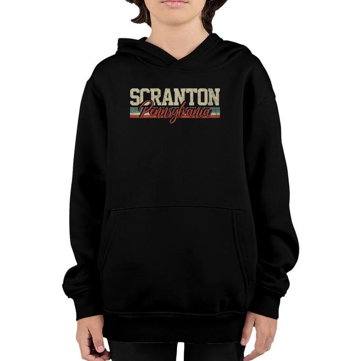 Scranton Pennsylvania Retro Vintage Youth Hoodie