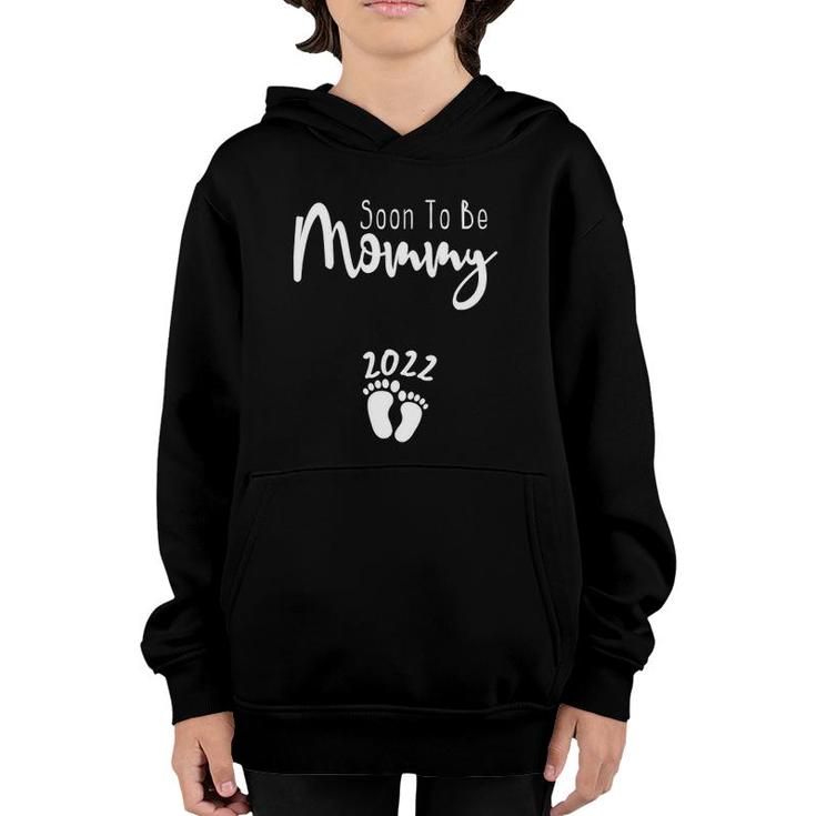Soon To Be Mommy 2022 Pregnancy Announcement Mother's Day Youth Hoodie