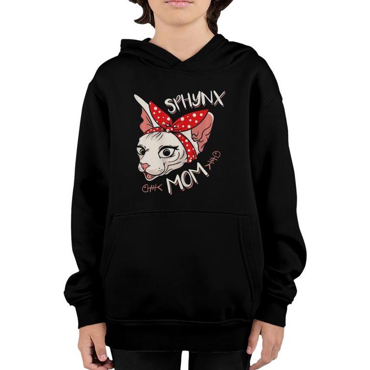 Sphynx Cat Mom Mother Gift Youth Hoodie