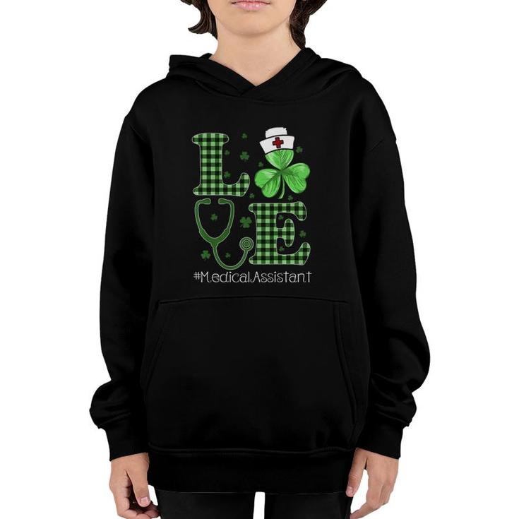 StPatrick's Day Nurse And Medical Assistant Youth Hoodie