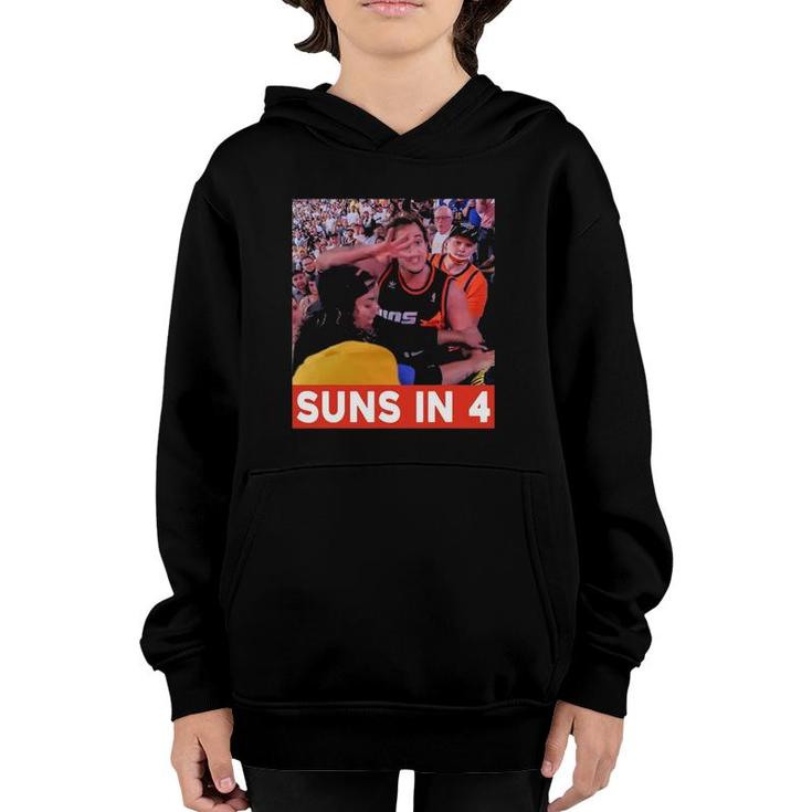 Suns In Four Basketball Youth Hoodie