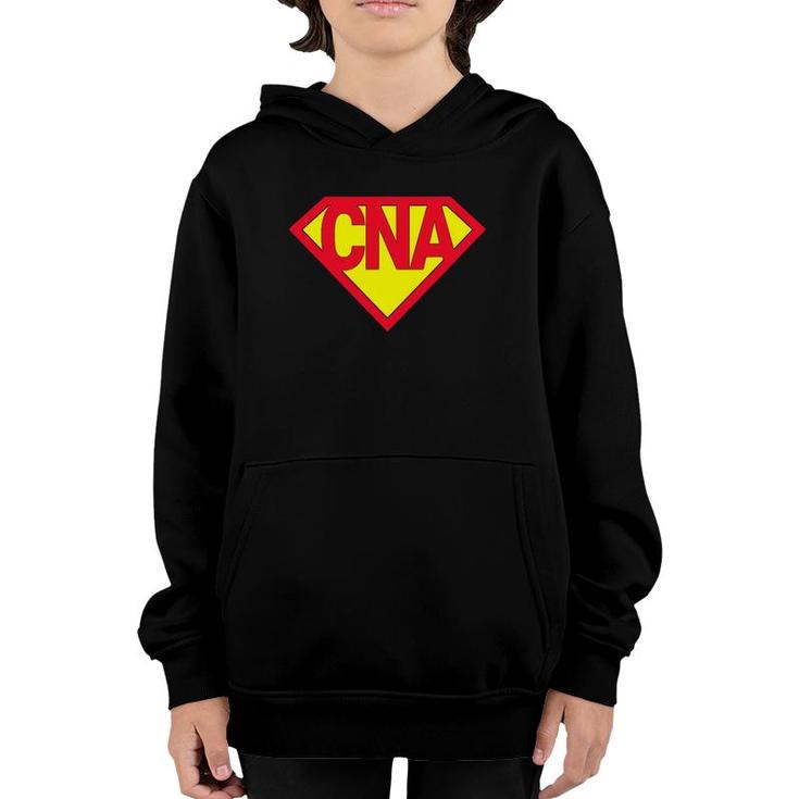 Super Cna Certified Nurse Assistant Superhero Youth Hoodie
