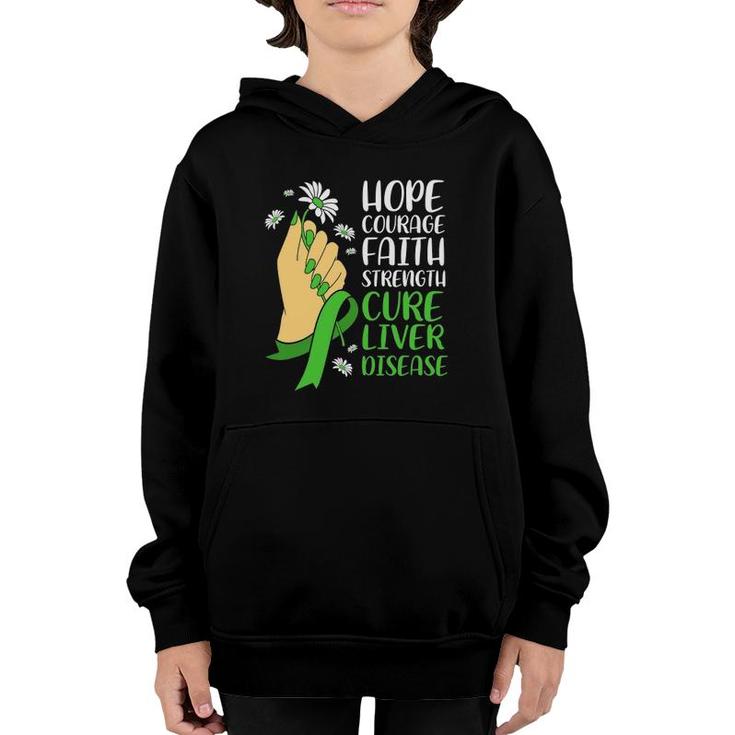 Support Squad Liver Disease Awareness Youth Hoodie