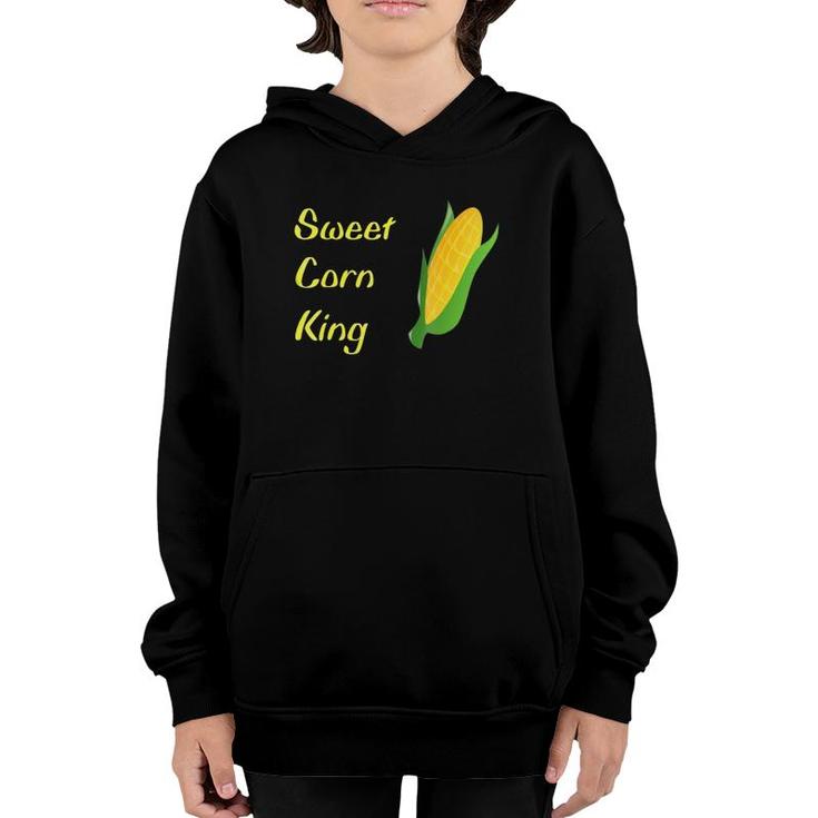 Sweet Corn King Foodie Gift Youth Hoodie