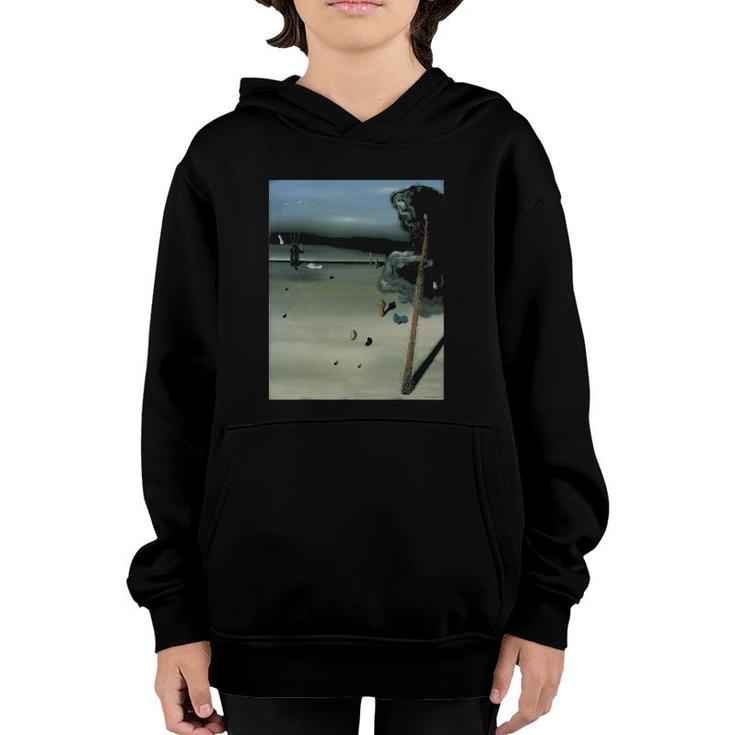 Tanguy Mama Papa Is Wounded Famous Surrealist Painting Youth Hoodie