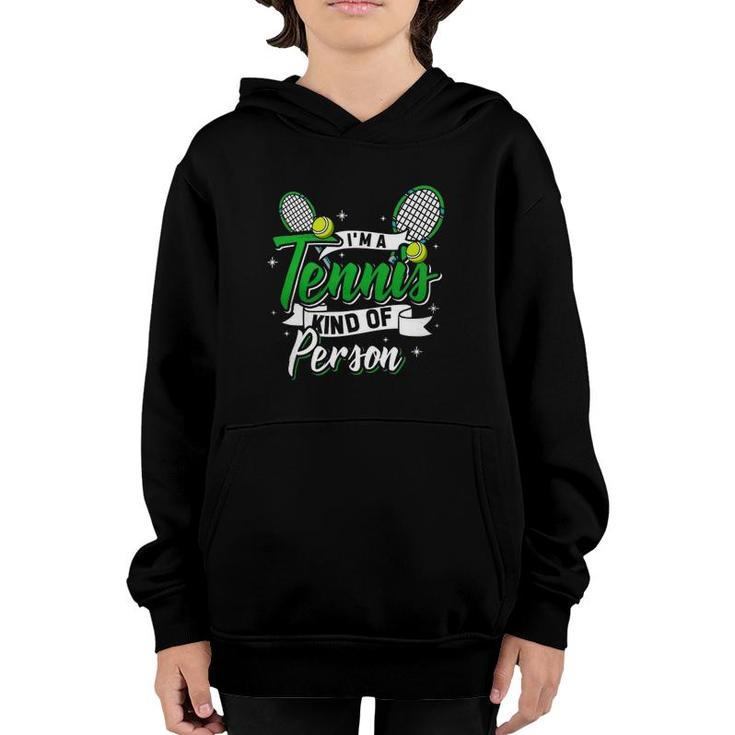 Tennis Player Player 55 Tennis Lover Youth Hoodie