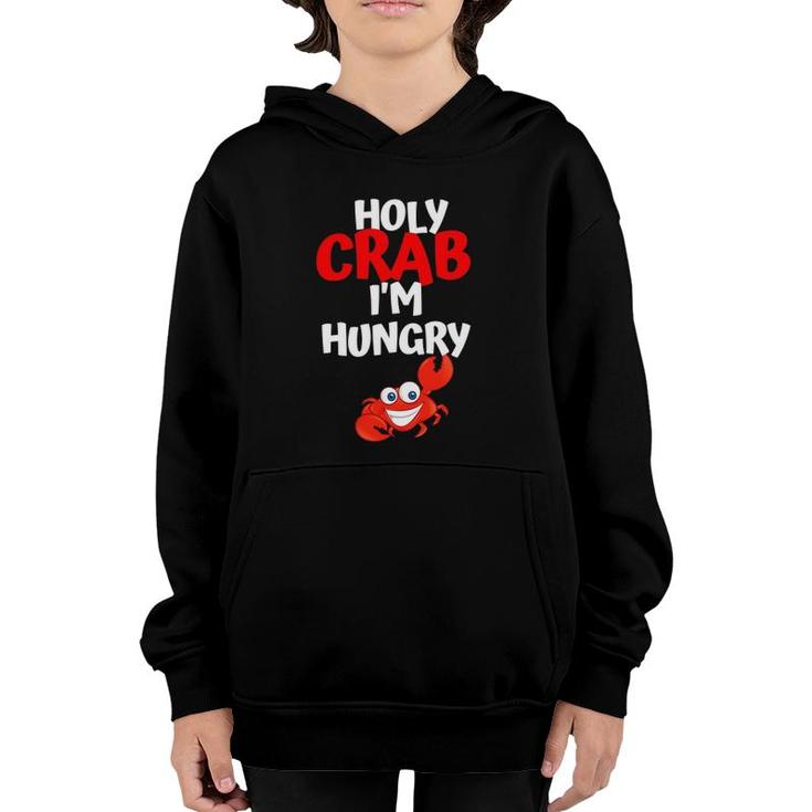 This Is My Crab Eating Tee Holy Crab Fest Seafood Pun Youth Hoodie
