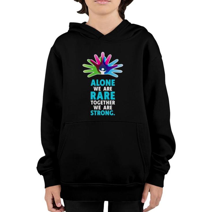 Together We Are Strong Rare Disease - Rare Disease Day 2022 Ver2 Youth Hoodie