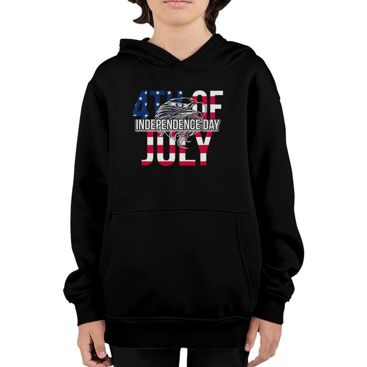 Us Happy Independence Day 4Th July Flag Eagle For Women Men Youth Hoodie