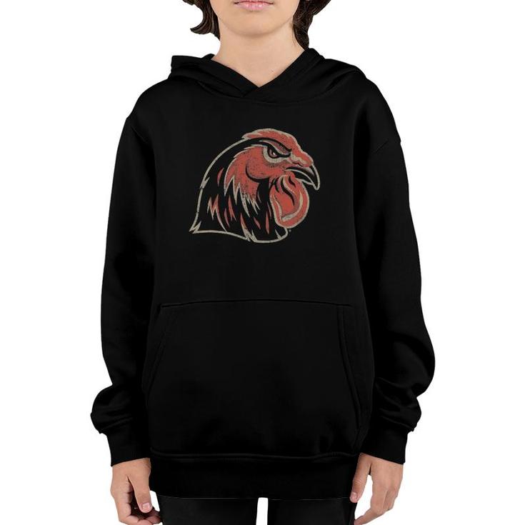 Vintage Rooster Lover Chicken Gift Youth Hoodie