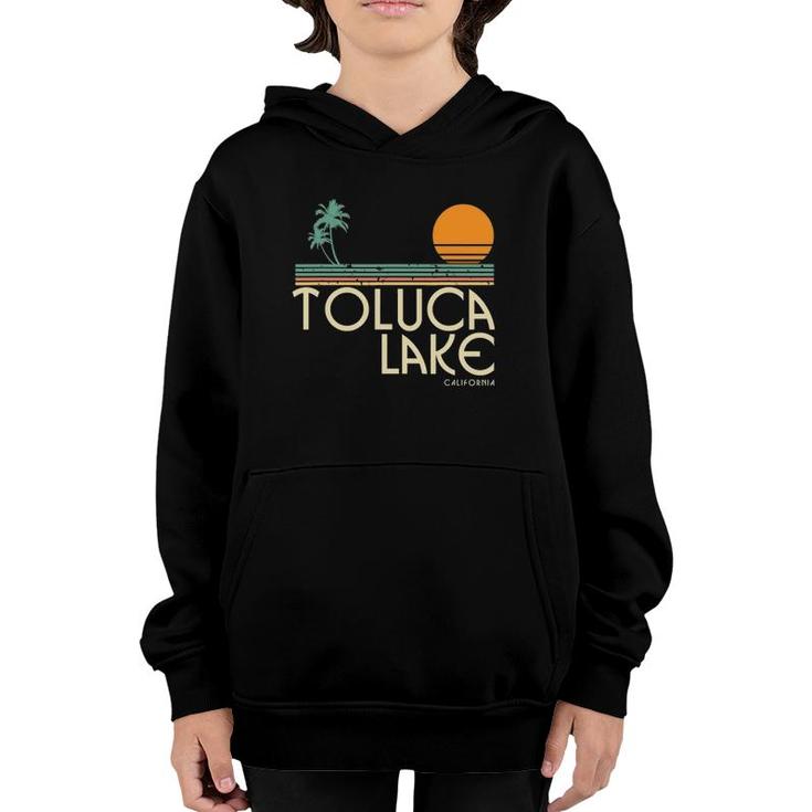 Vintage Toluca Lake California Vacation Youth Hoodie