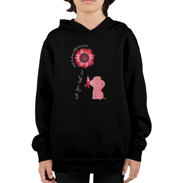 Wolf-Parkinson-White Awareness Wpw Syndrome Related Sunflowe Premium Youth Hoodie