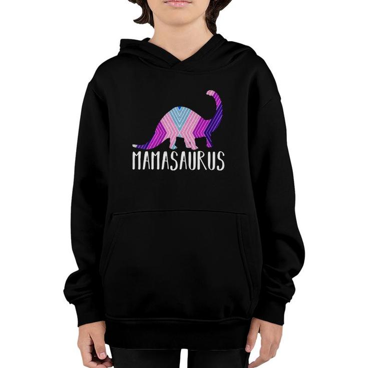 Women Mamasaurus  Vintage Style Mom Gift Tee Mother Youth Hoodie