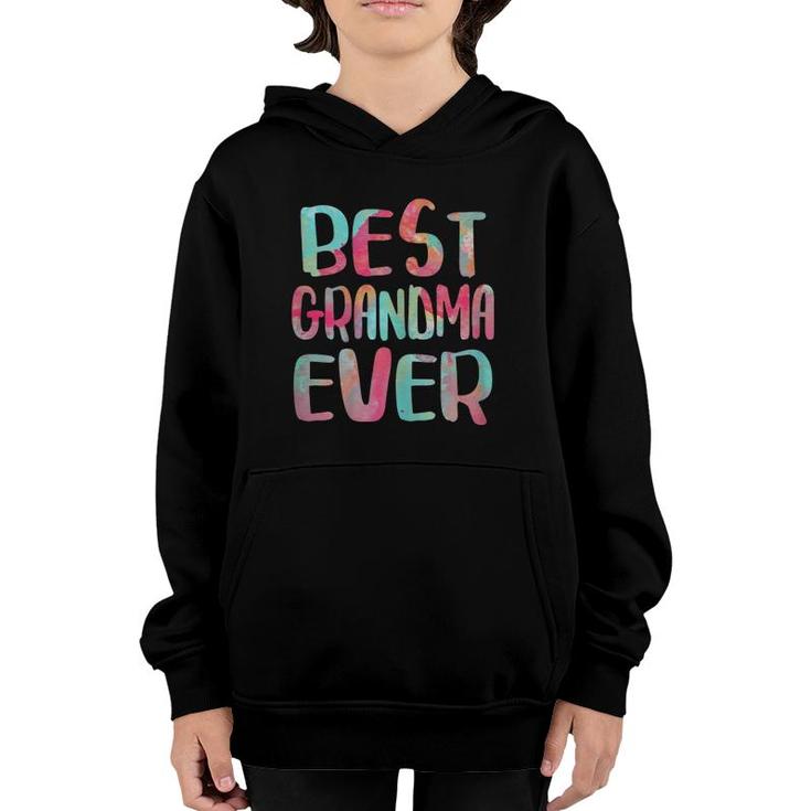 Womens Best Grandma Ever Mother's Day Gif Youth Hoodie