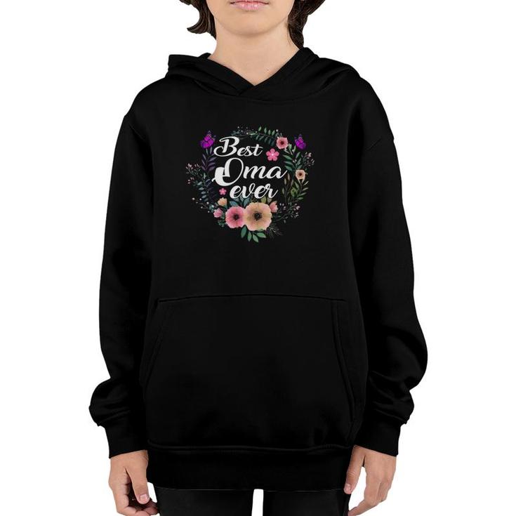 Womens Best Oma Ever Mother's Day Gift Grandma,Auntie Youth Hoodie