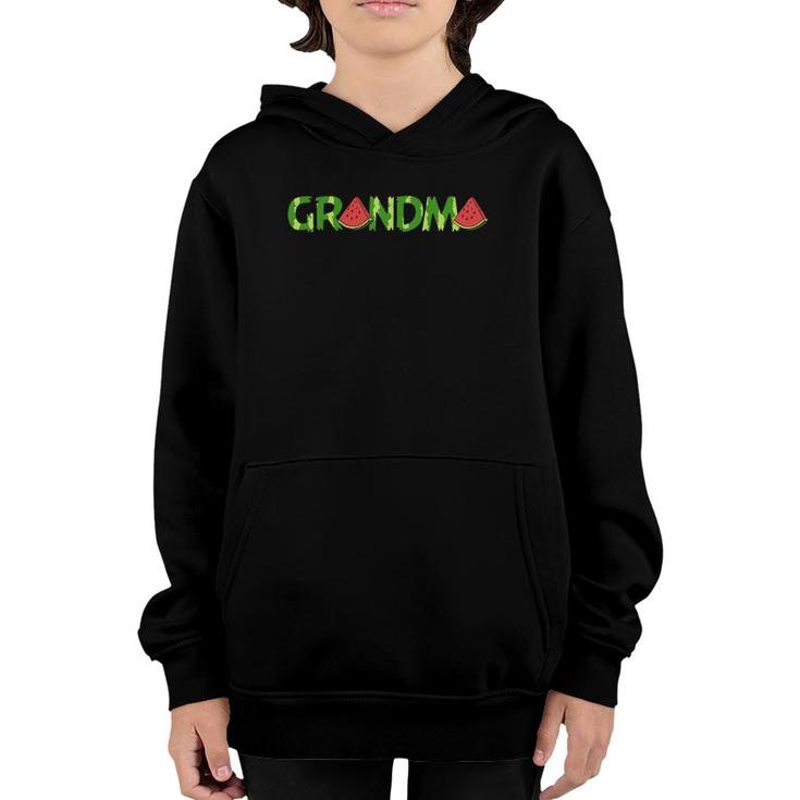 Womens Funny Grandma Watermelon Summer Mother's Day Gift Youth Hoodie