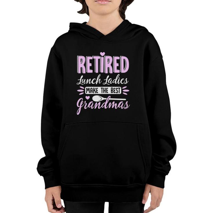Womens Funny Retired Lunch Lady I Magical Cafeteria Grandma Youth Hoodie