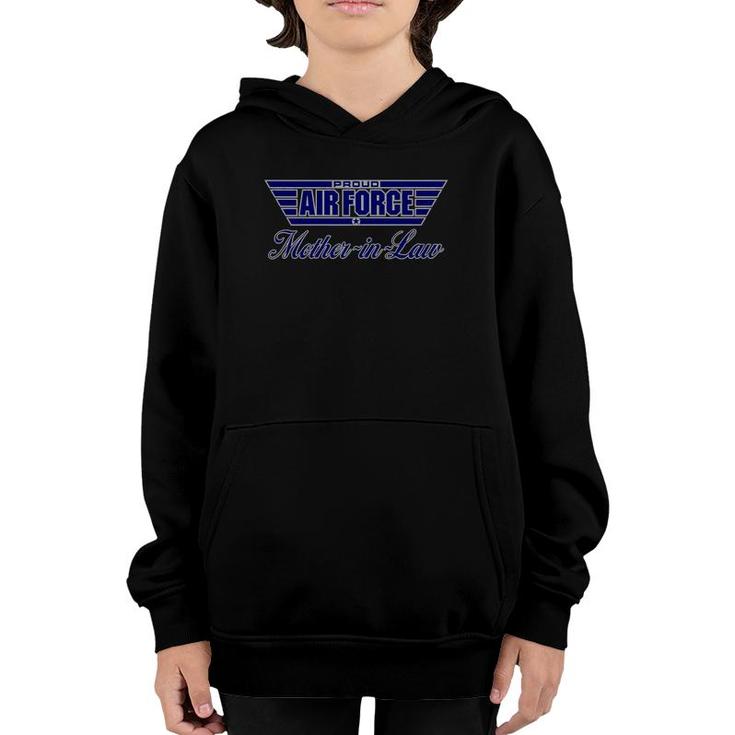 Womens Proud Air Force Mother In Law Youth Hoodie