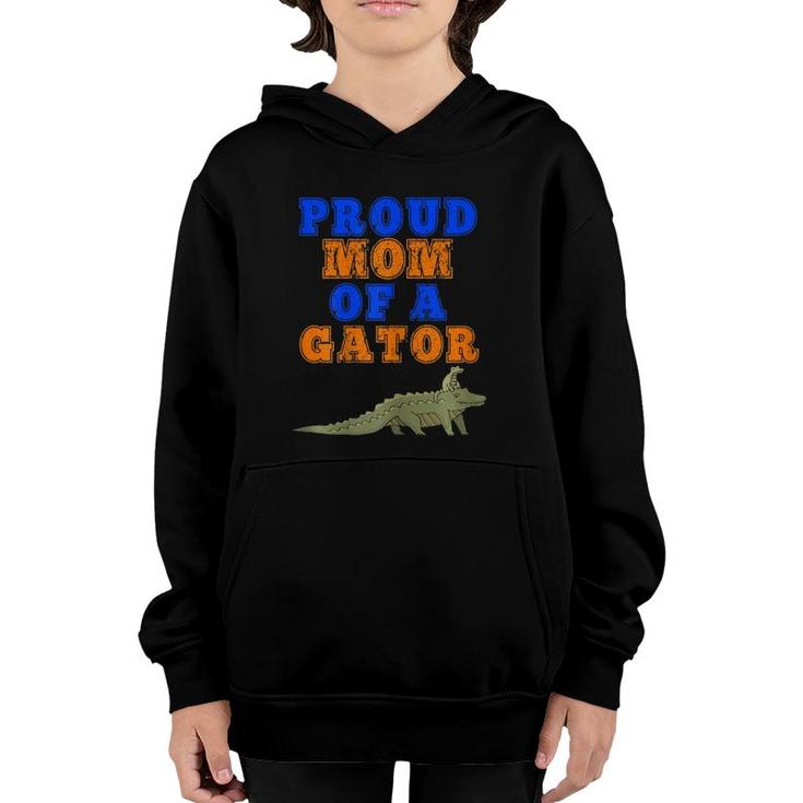Womens Proud Mom Of A Gator -Fun Mother Alligator Gift For Parents Youth Hoodie