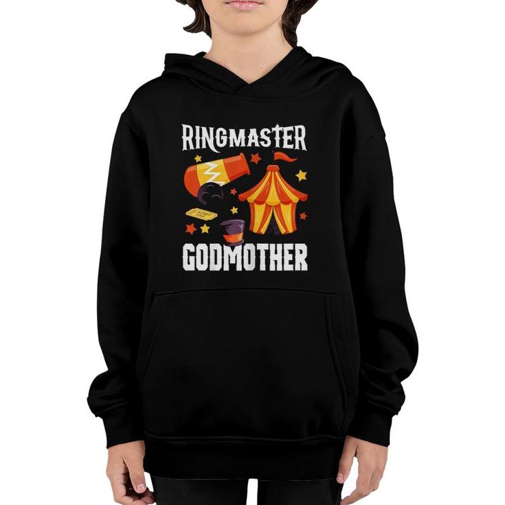 Womens Ringmaster Birthday Party Circus Ring Master Godmother Youth Hoodie