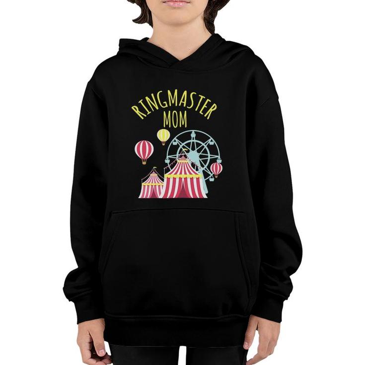Womens Ringmaster Mom Circus Staff Carnival Tent Themed Birthday Youth Hoodie