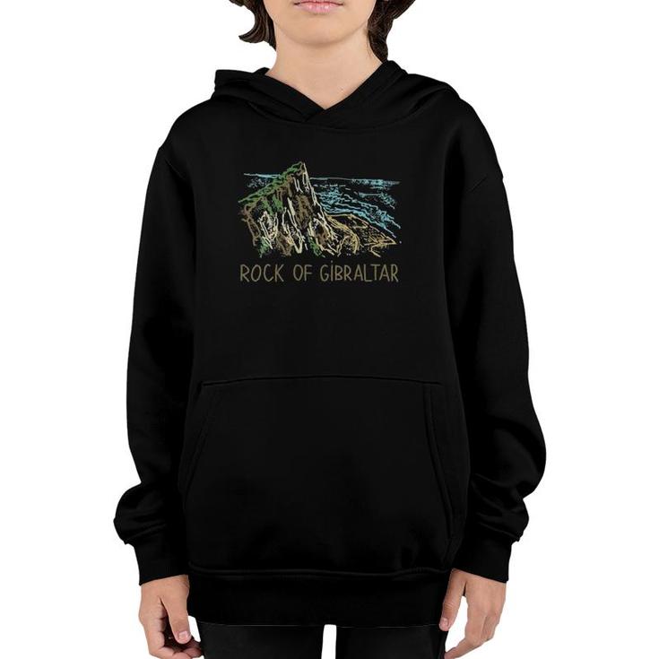 Womens Rock Of Gibraltar Youth Hoodie