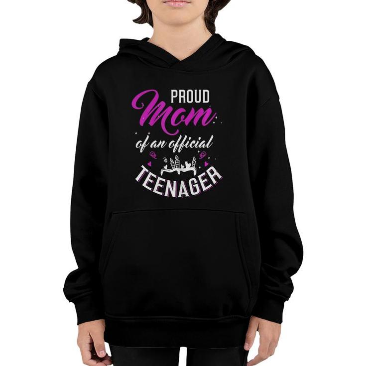 Womens Teenager Mom  13Th Birthday Party Outfit For Mothers Youth Hoodie