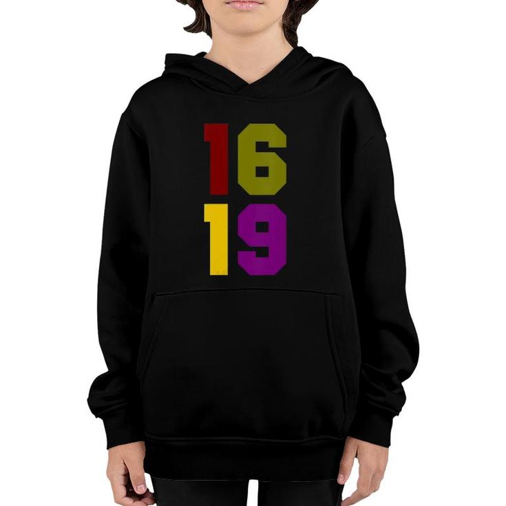 Womens The 1619 Project Black History Month Bhm African American Youth Hoodie