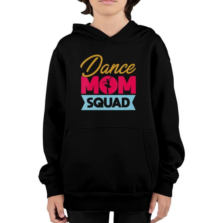 Womens Women Dance Mom Squad Funny Dancing Mom V-Neck Youth Hoodie