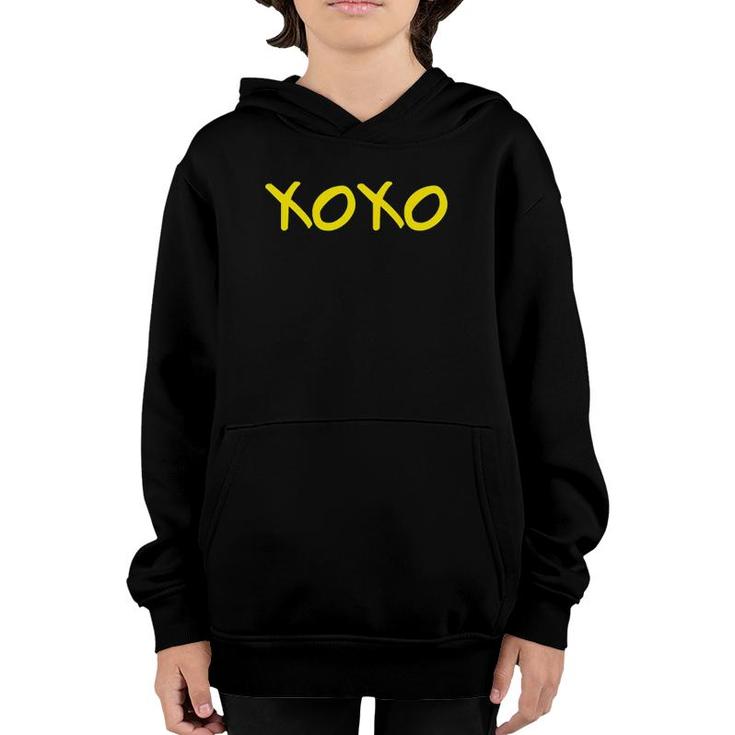 Xoxo Hugs And Kisses Valentine's Day Youth Hoodie